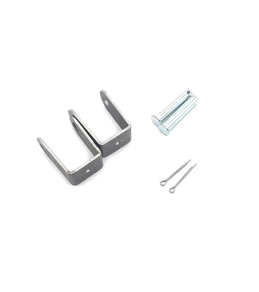 Mounting kit for Heavy Duty Waterproof Linear Actuator 12V 6000N 1000mm Stroke, includes brackets and pins for medical equipment installation.