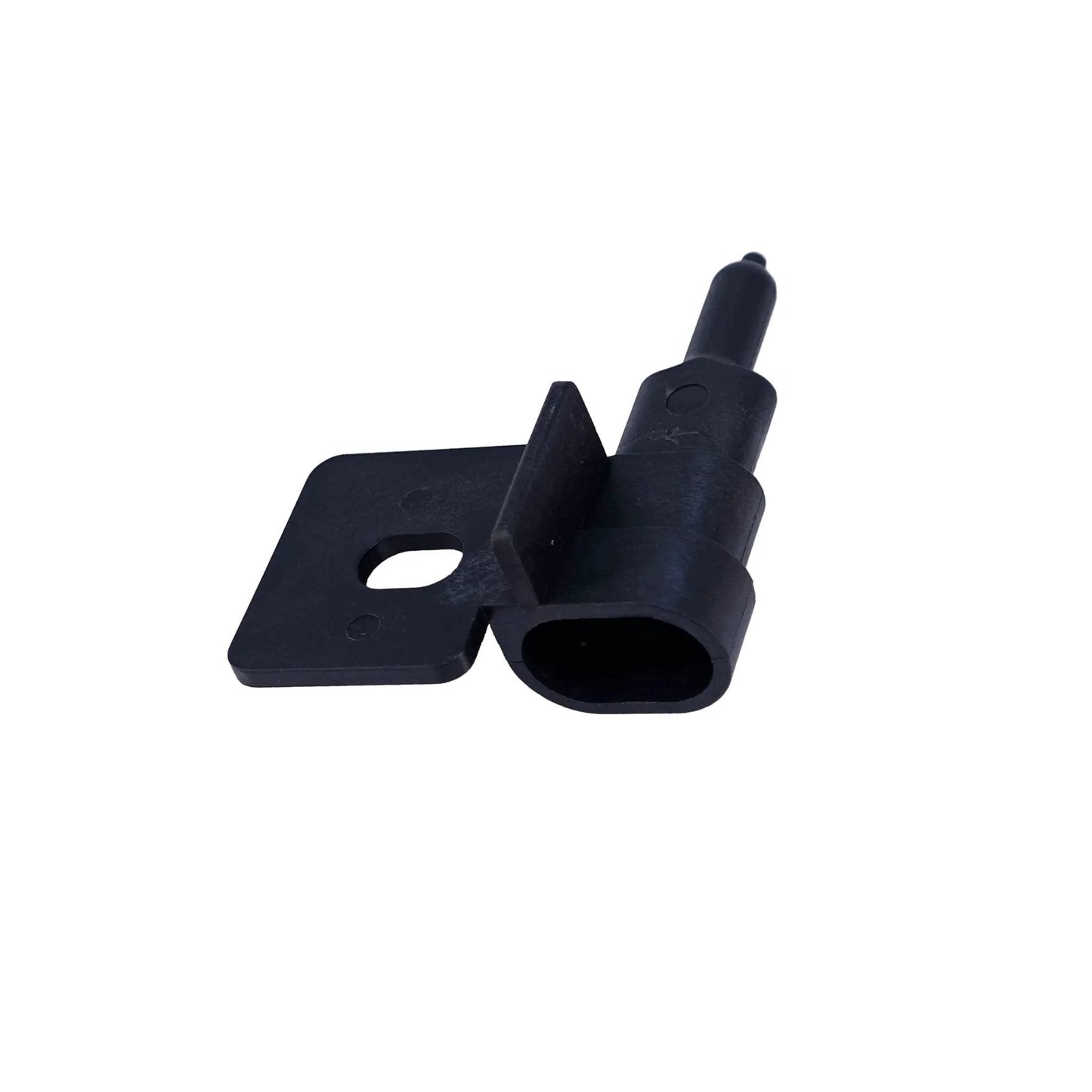 Ambient Air Temperature Sensor Replacement For GM Vehicles Including Corvette Silhouette 1997 2004 Terraza 2005 2007 Montana 1999 2009 OEM 10248414 Direct Replacement For Accurate Climate Readings And Comfortable Cabin Environment, showing black 2-pin sensor.