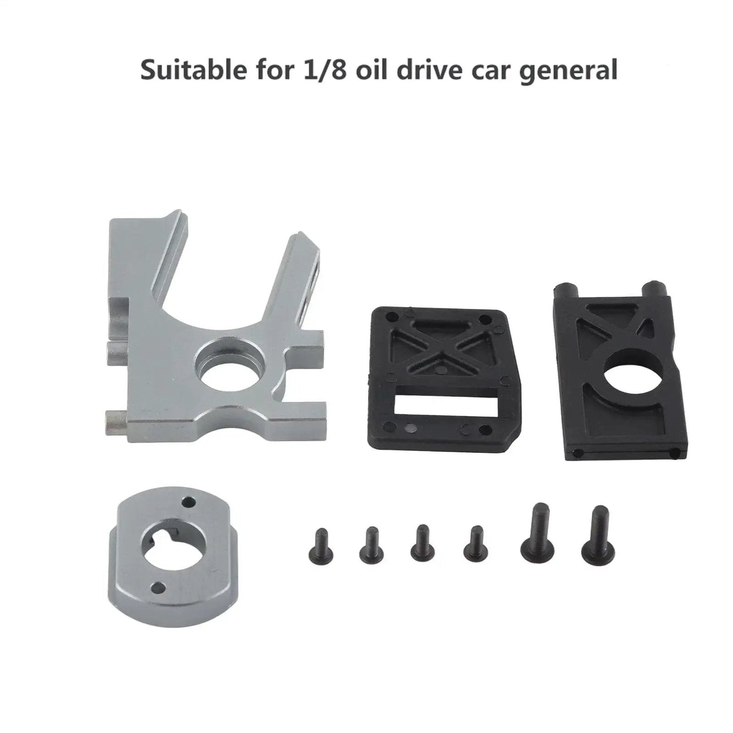 Brushless Motor Mounting Holder For One Eighth RC Car Tmaxx Conversion Kit with aluminum base and screws