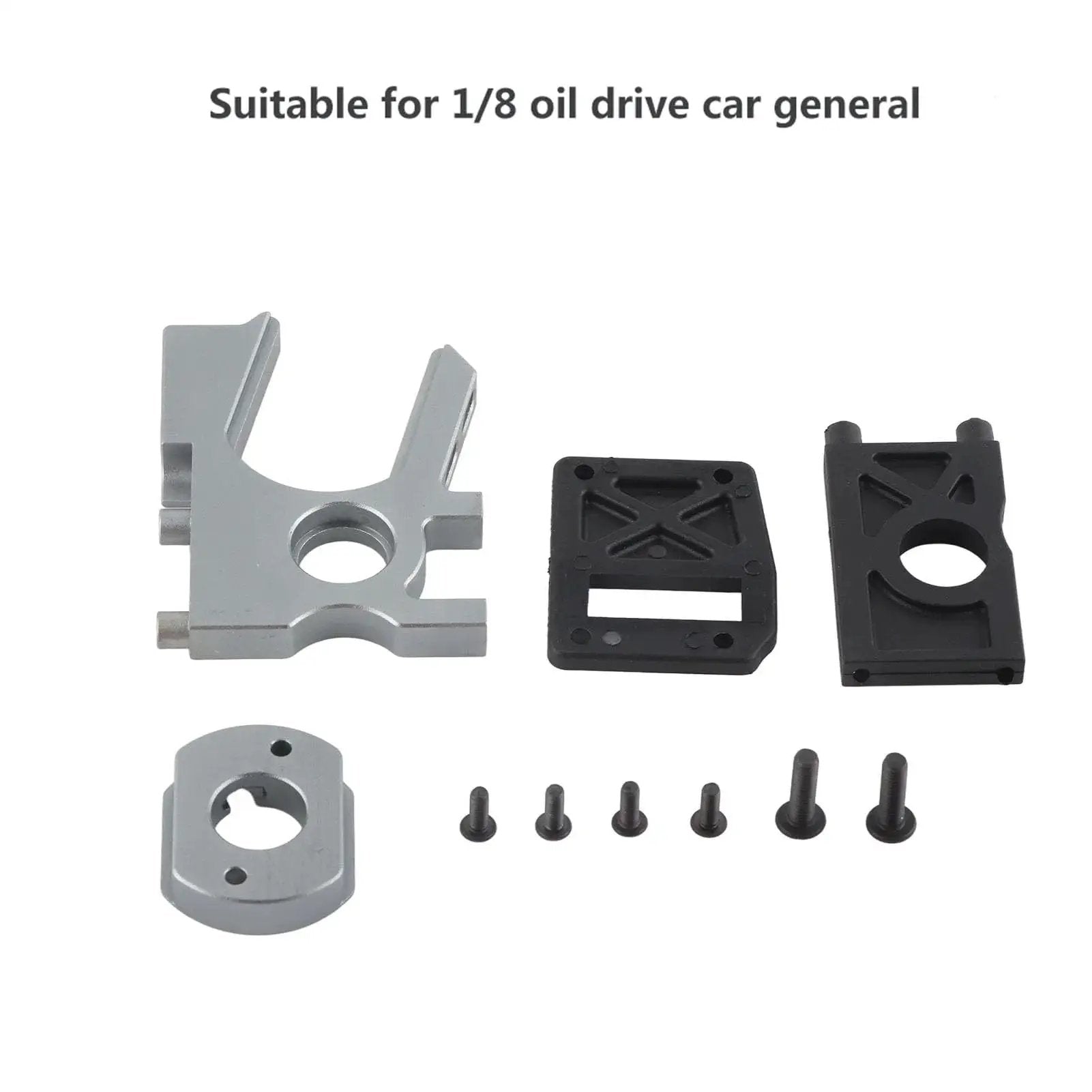 Brushless Motor Mounting Holder For One Eighth RC Car Tmaxx Conversion Kit with aluminum base and screws