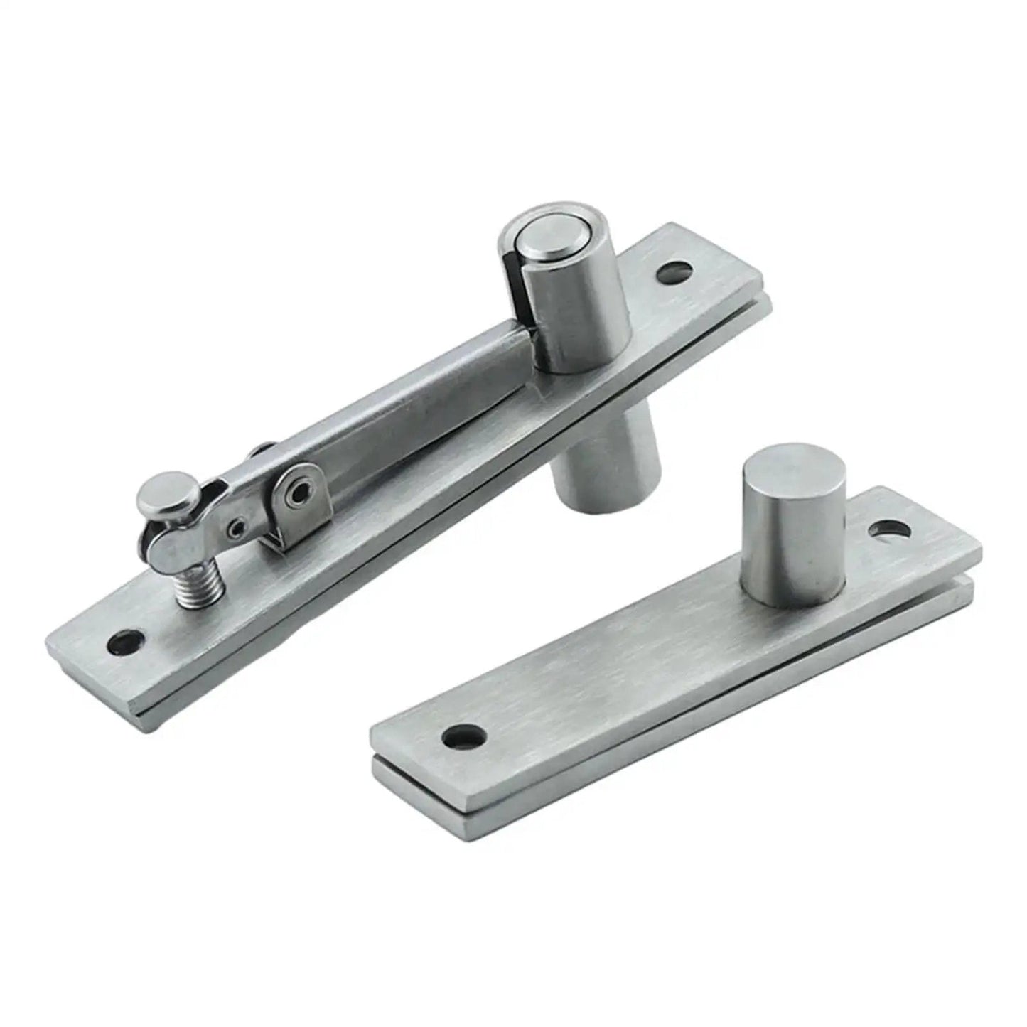 360 Degree Stainless Steel Swing Door Pivot Hinge for Concealed Bookcase and Secret Door 360 Rotating Hinge for Hidden Wall Cabinets