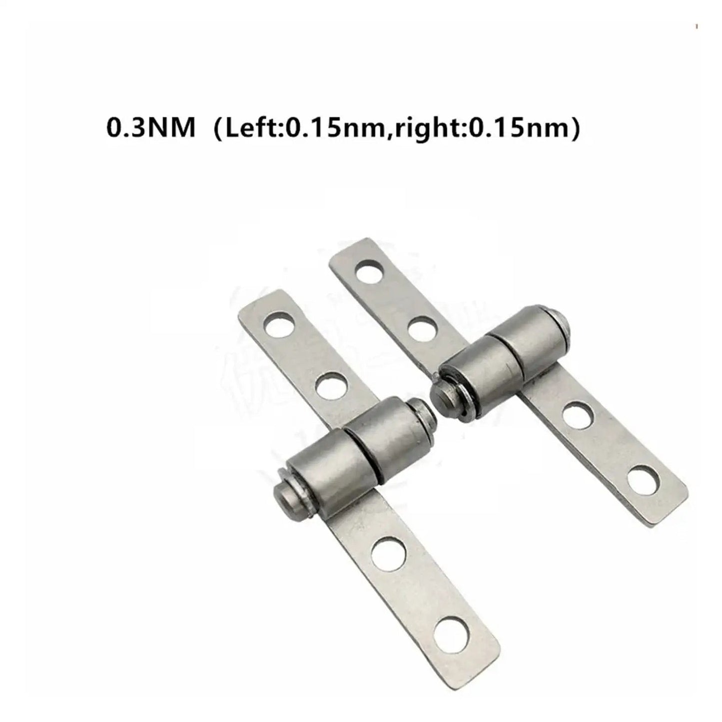 Heavy Duty Door Hinge Set 1 Pair 360 Degree Rotation Friction Damping Hinge With 0.3Nm Torque, Smooth Quiet Operation, Minimalist Indoor Outdoor Hardware For Doors And Cabinets, shown from above.
