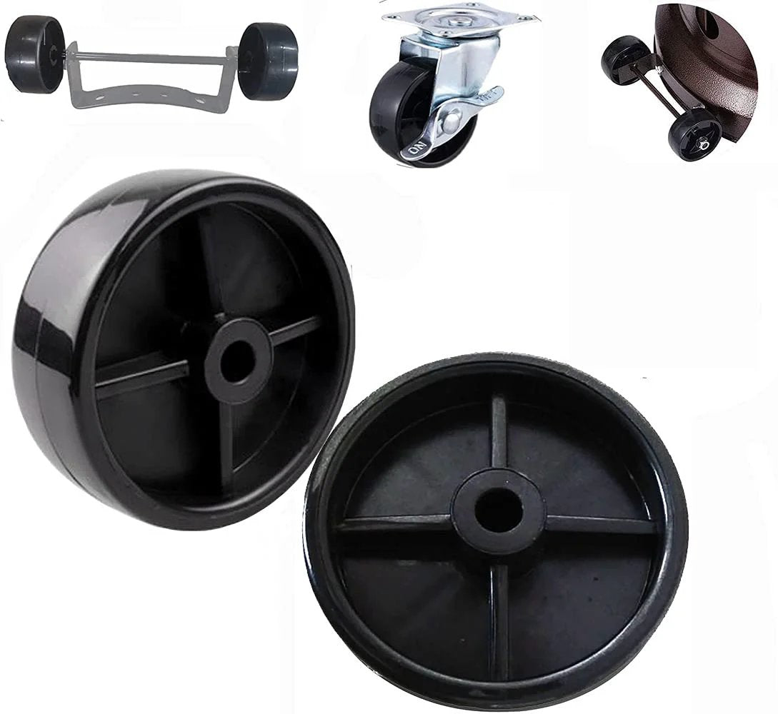 3 Inch Universal Patio Heater Wheels And Storage Rack Caster Wheels Set Of 2 for easy mobility, smooth rolling PP material.