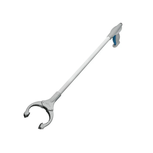 32 Inch Grabber Plus Reacher Tool With Built In Magnet For Trash Pickup And Yard Cleanup Ergonomic Trigger Grip Claw