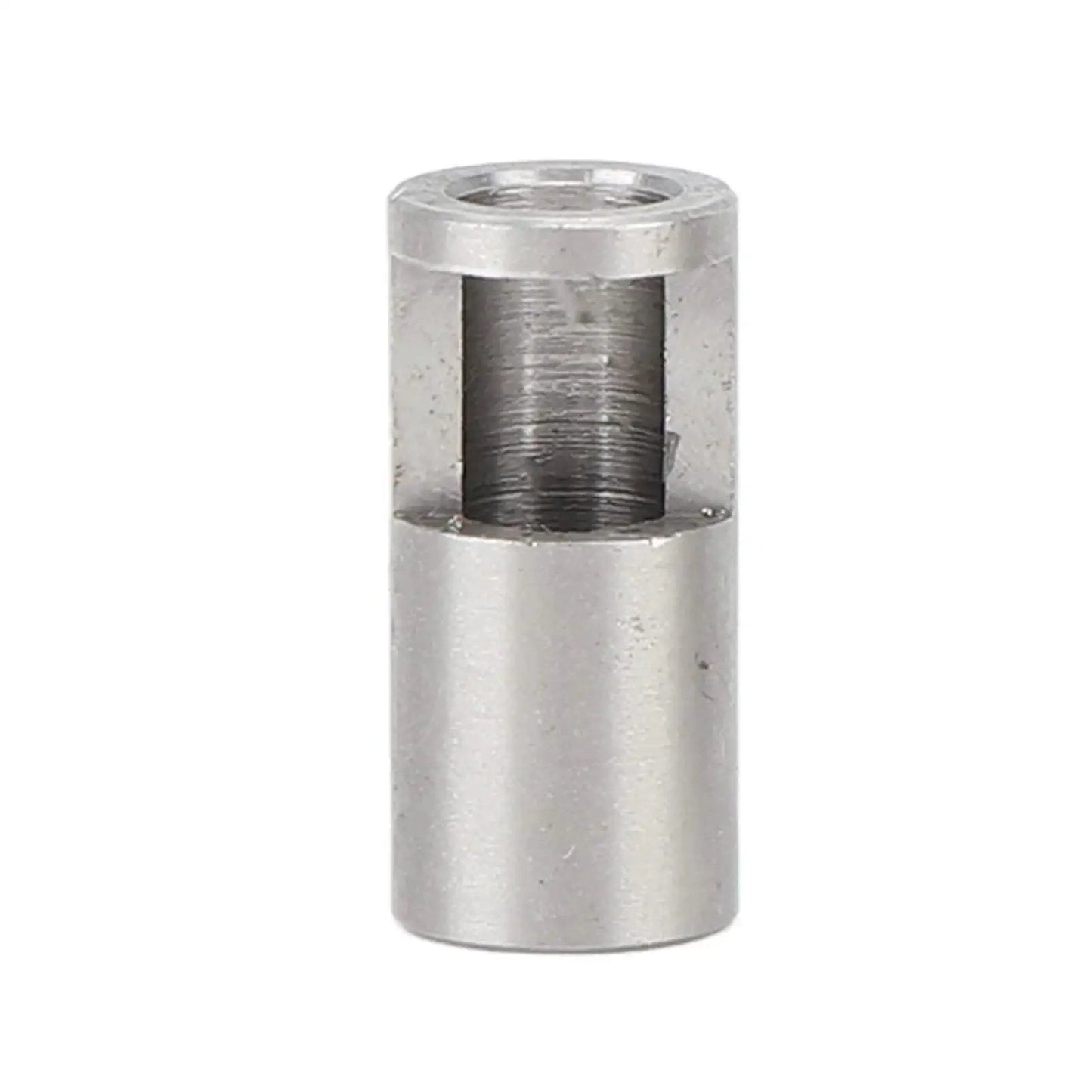 3 Pack Pinion Reducer Sleeve 8mm To 5mm Shaft Adapter For RC Cars Stainless Steel, front view of single sleeve, durable construction