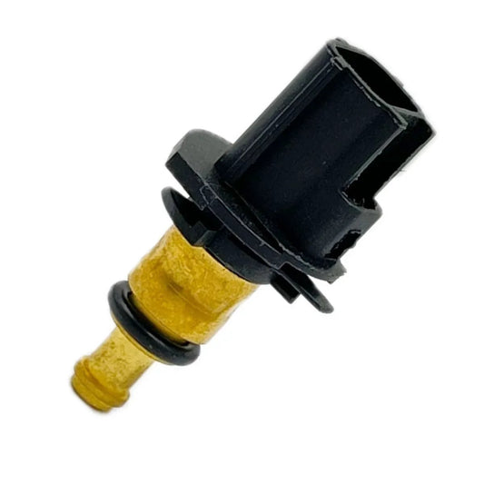 Coolant Temperature Sensor Replacement For Dodge Compass Patriot Avenger Journey Caliber Sebring 2007 2010 2010 2017 2009 2014 2010 2020 Direct Fit By FainWan 5033313AA 1712518 5S8976 TX205 EF0178 SU10438 GT7610 856, close-up view of sensor showing black connector and brass body.