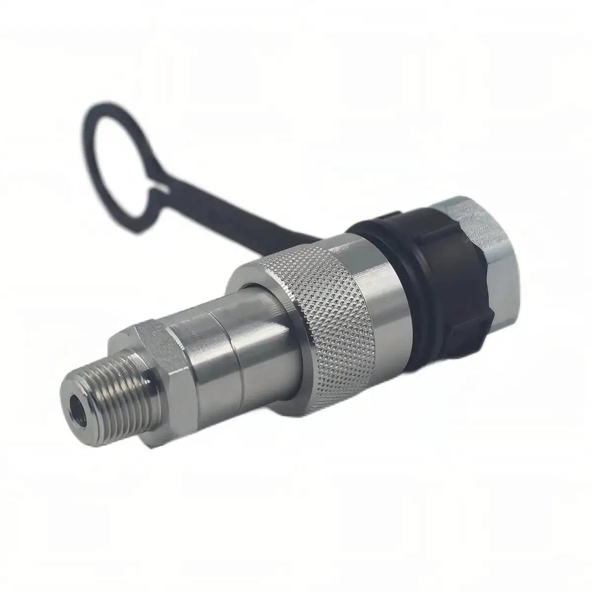 Heavy Duty One Quarter Inch NPT Hydraulic Quick Connect Set For Ten Thousand PSI High Pressure And High Flow Coupler