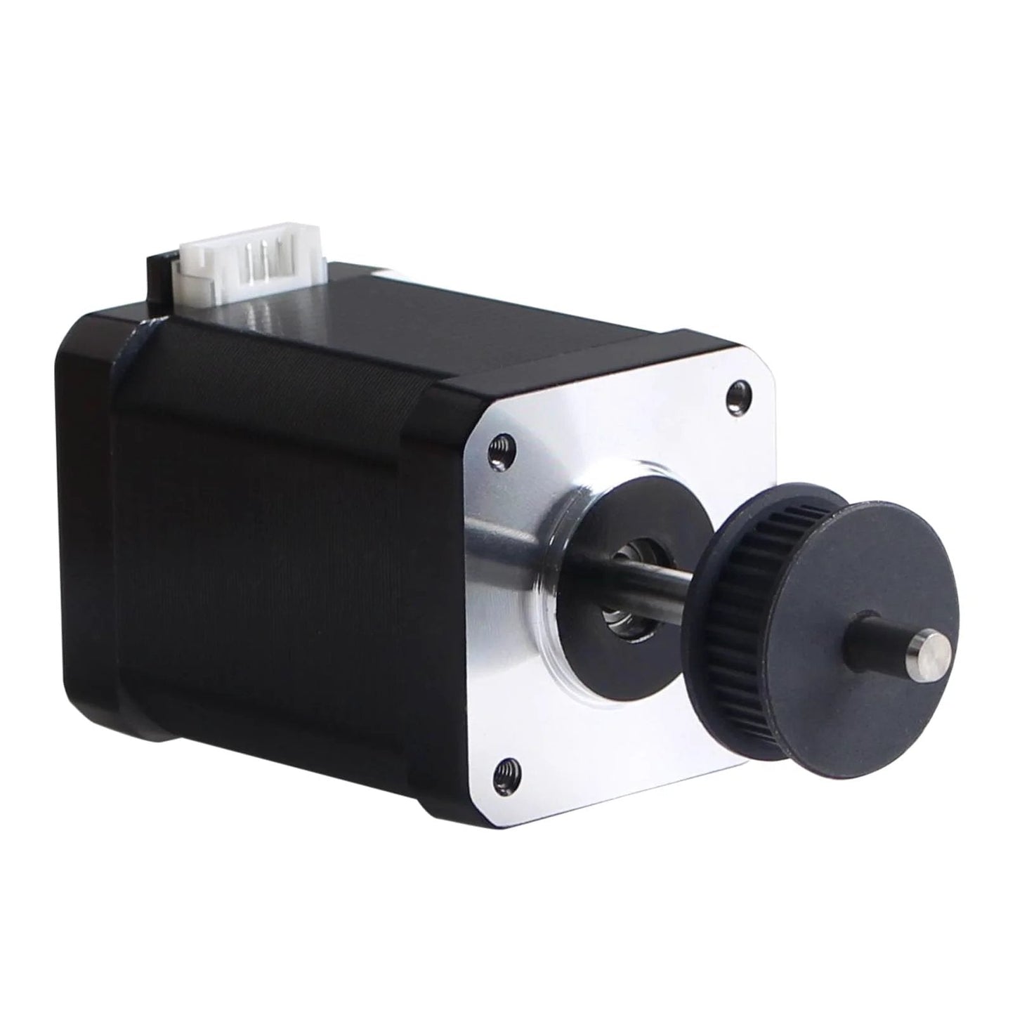 Replacement Nema 17 Stepper Motor For K1 And K1 Max 42x60 Mm One Point Eight Degree 2 Phase With 2A For X Axis Synchronous Belt Wheel Pulley Spare Part For Crealty 3D Printer Projects By FYSETC Crealty, showing side view with a 36T belt pulley.