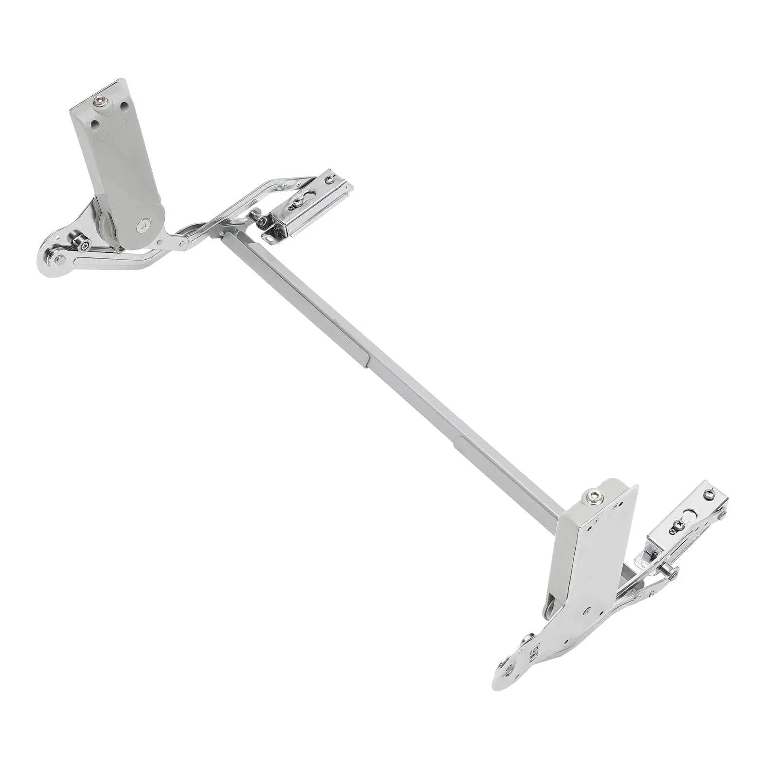 Cabinet Door Hinges, Hydraulic Arm Mechanism Hinges folding lift, metal pneumatic arm for vertical swing in chrome finish