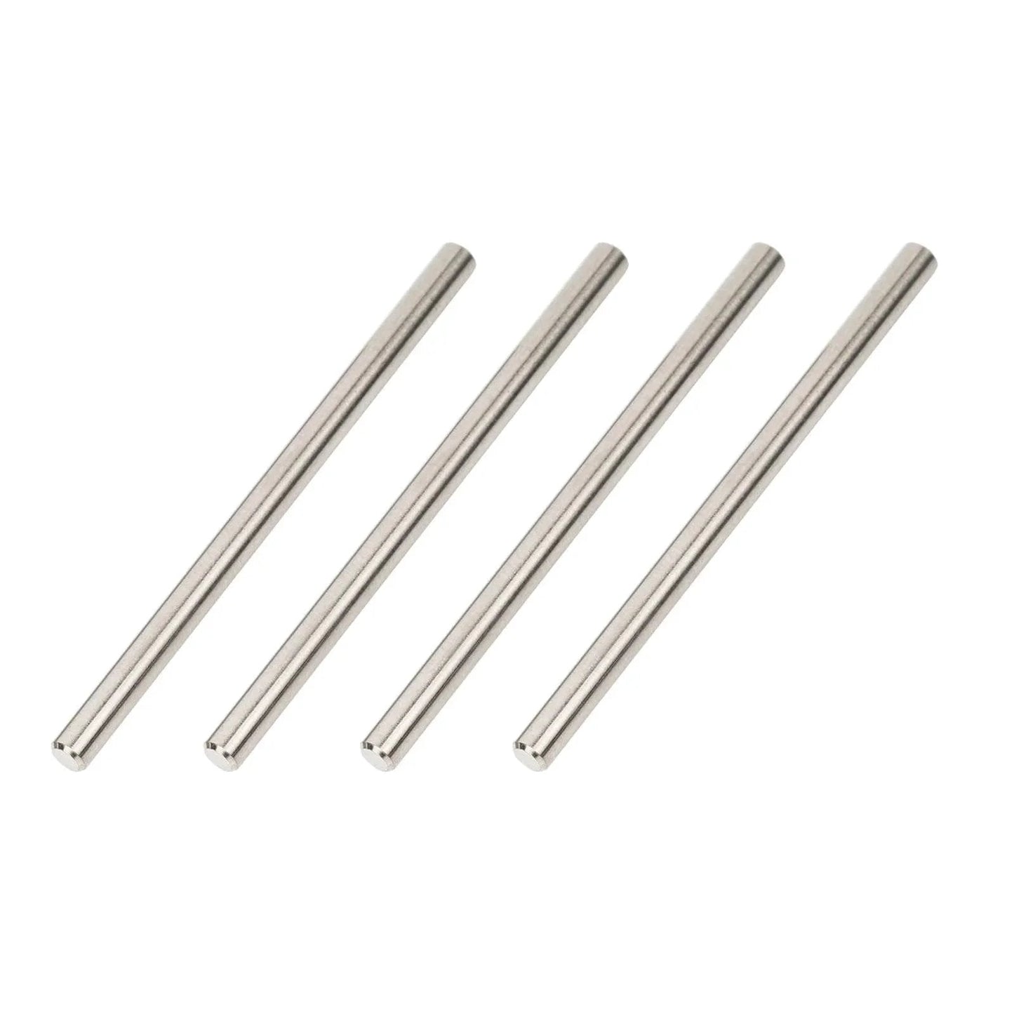 4Pcs TC4 Titanium Hinge Pin Lower For 6S One Seventh Mojave Felony Big Rock Fireteam Infraction Limitless 6S And One Eighth Kraton Notorious Outcast Talion Typhon Replacement AR330381 ARAC5032 Titanium Alloy For Durable RC Buggies