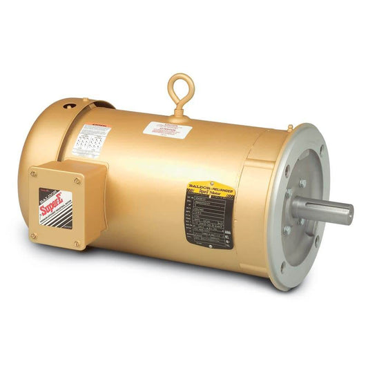 3 HP 3-Phase TEFC motor VEM3561, 1,760 RPM, Frame 56C, 230/460V 60 Hz, NEMA Premium 89.5% efficiency, 1.15 service factor, F insulation, sealed ball bearings, single motor, max ambient 40°C