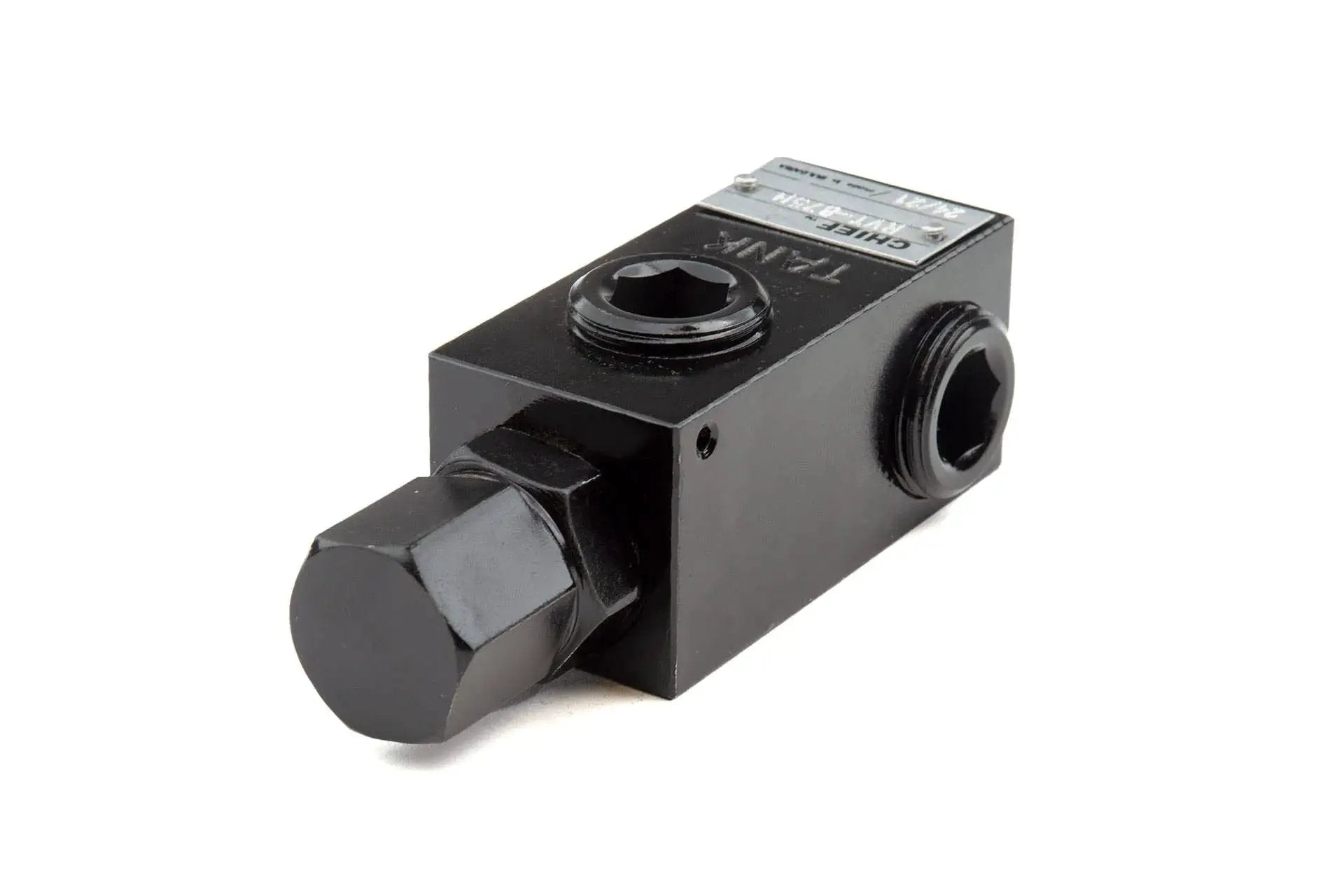 Adjustable Hydraulic Relief Valve For High Pressure Systems 1000–2500 PSI 16 GPM Flow Half Inch NPTF Port Alloy Steel Body