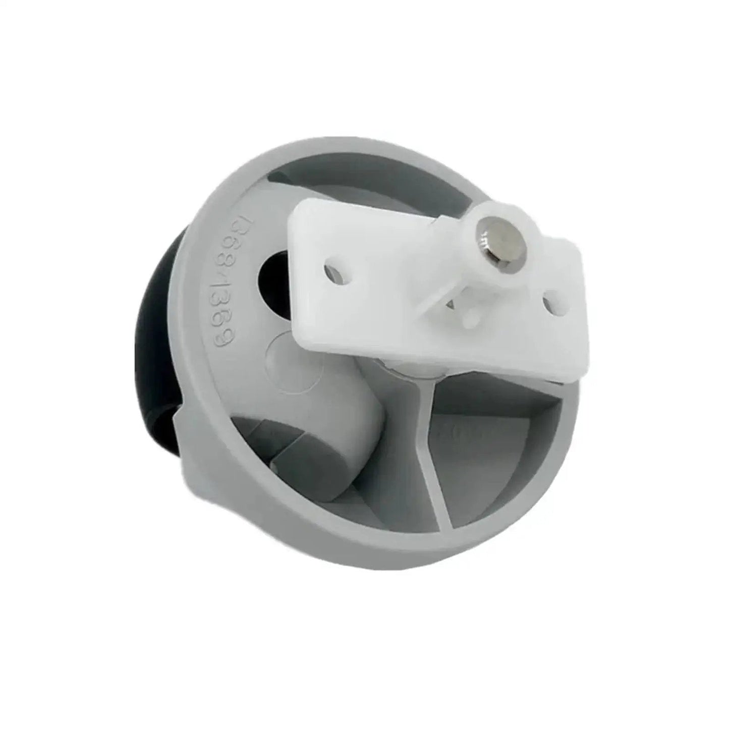 Omni Directional Front Wheel Caster For Q7 Max S5 Max S6 Pure S7 S7 MaxV Roborock Compatible Grey Replacement Part with Sealed Axle