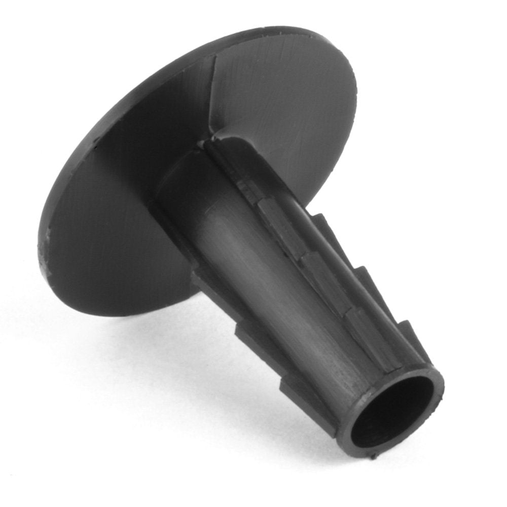 Single Feed-Through Cable Bushings For Wall Openings Black 100-Piece Pack Pro Grade Weatherproof ABS Plastic Vermin-Proof