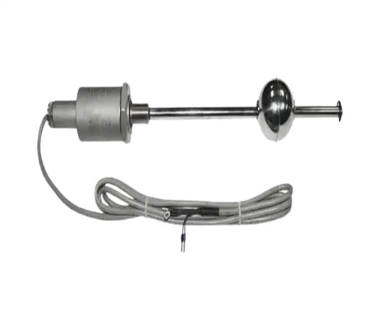 Intrinsically Safe Magnetostrictive Liquid Level Sensor For Industrial Control With 360 To 800 Mm Range, side view with cable