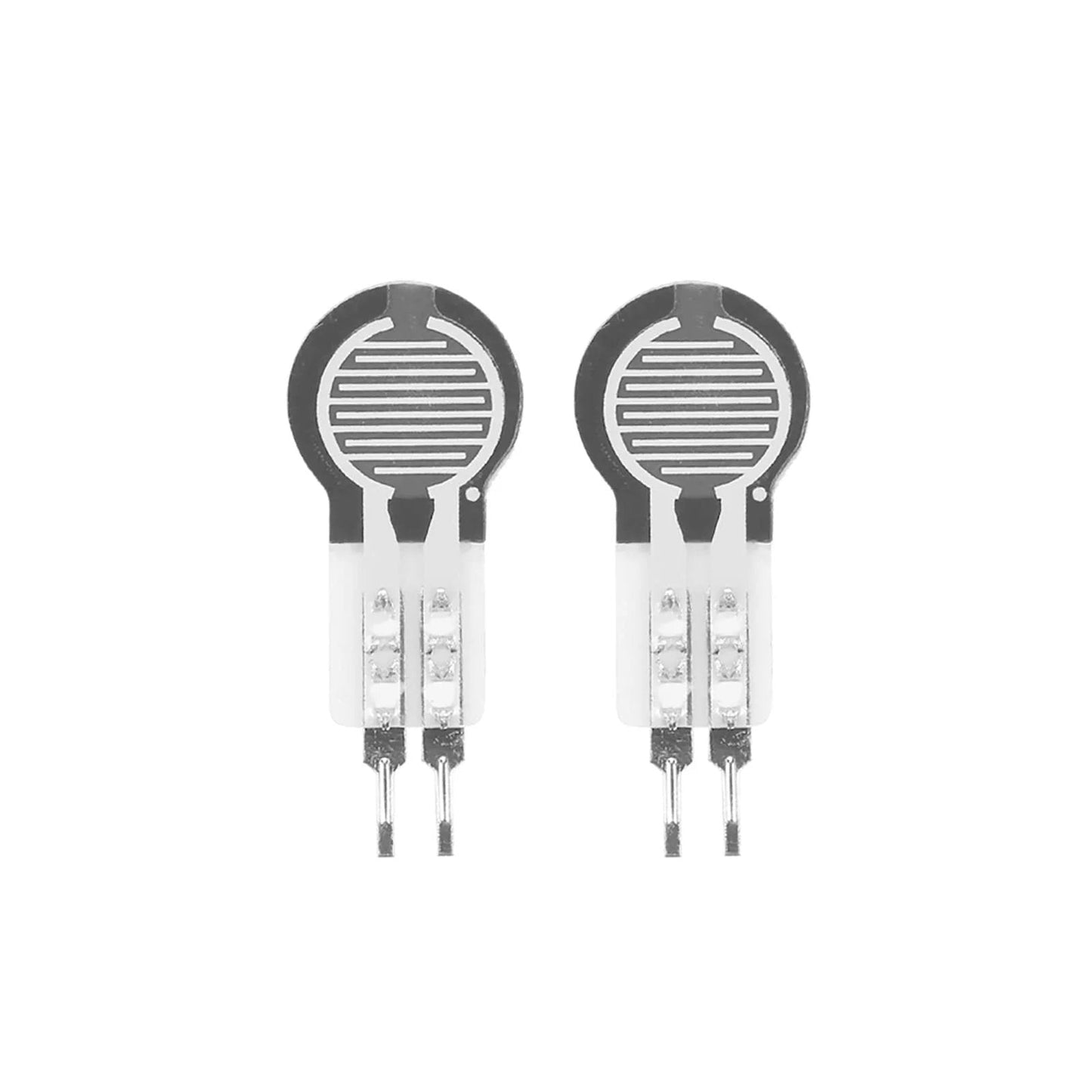 2 Pack Force Sensitive Resistor FSR Pressure Pad Sensor 20g To 2kg Range Thin Film Resistance Type Touch Sensor For Switches Smart Electronics And Robots Dope For DIY Prototyping And Education