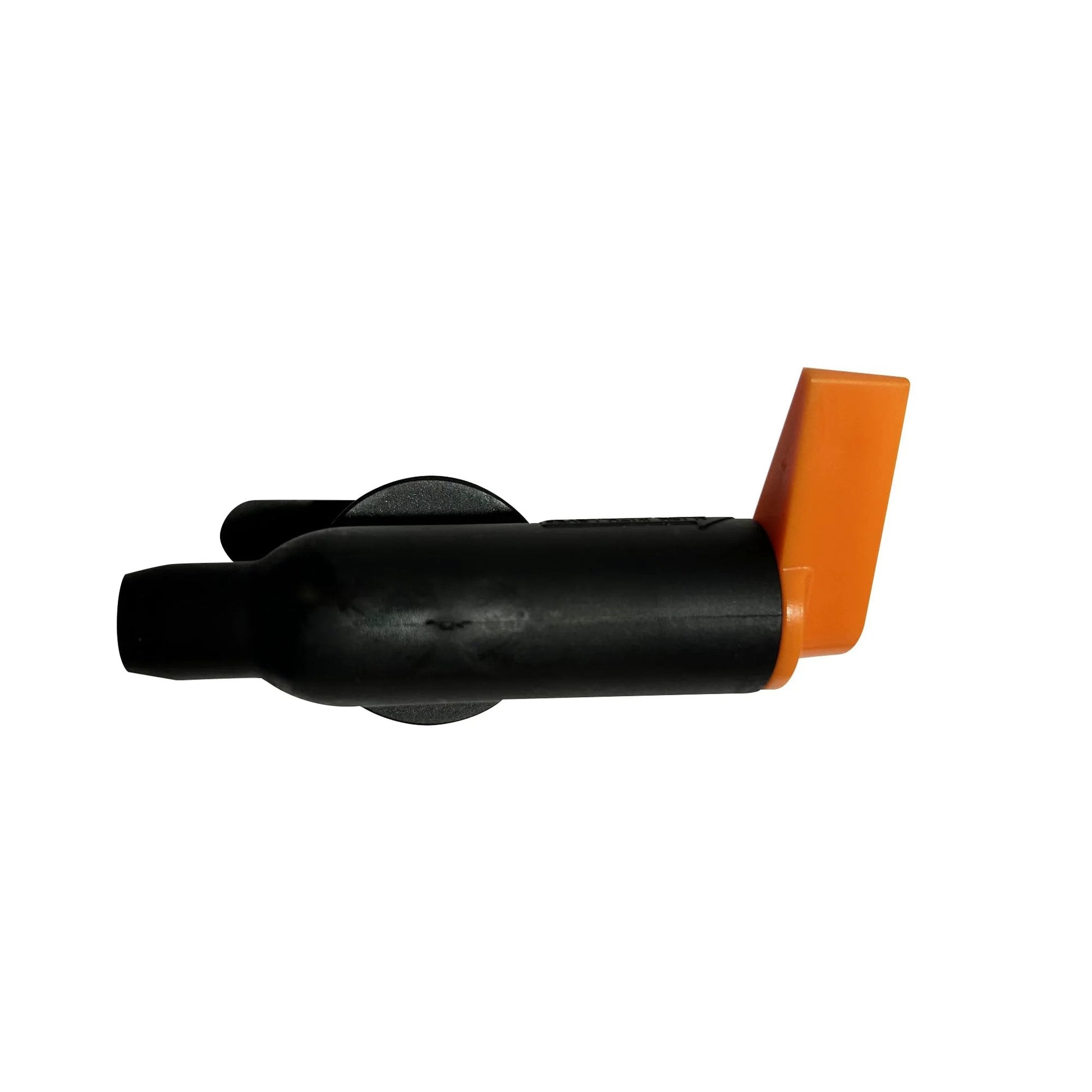 Side view of Air Relief Valve For Pool Cartridge Filters Replacement DEF CCX1000V with orange handle for DE and XStream models.