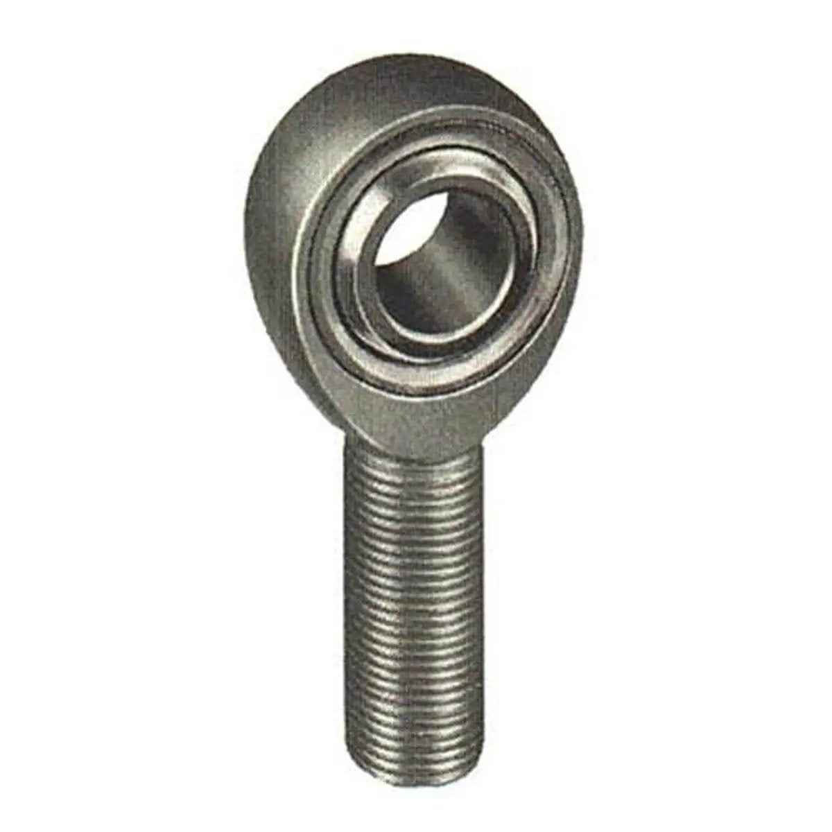 Single Male Spherical Rod End MM-8 1/2 inch (12.7 mm) Bore Steel Ball Bearing Grease-Lubricated Threaded for Linkage Actuator Pivot Linear Slide Unit Machine Parts
