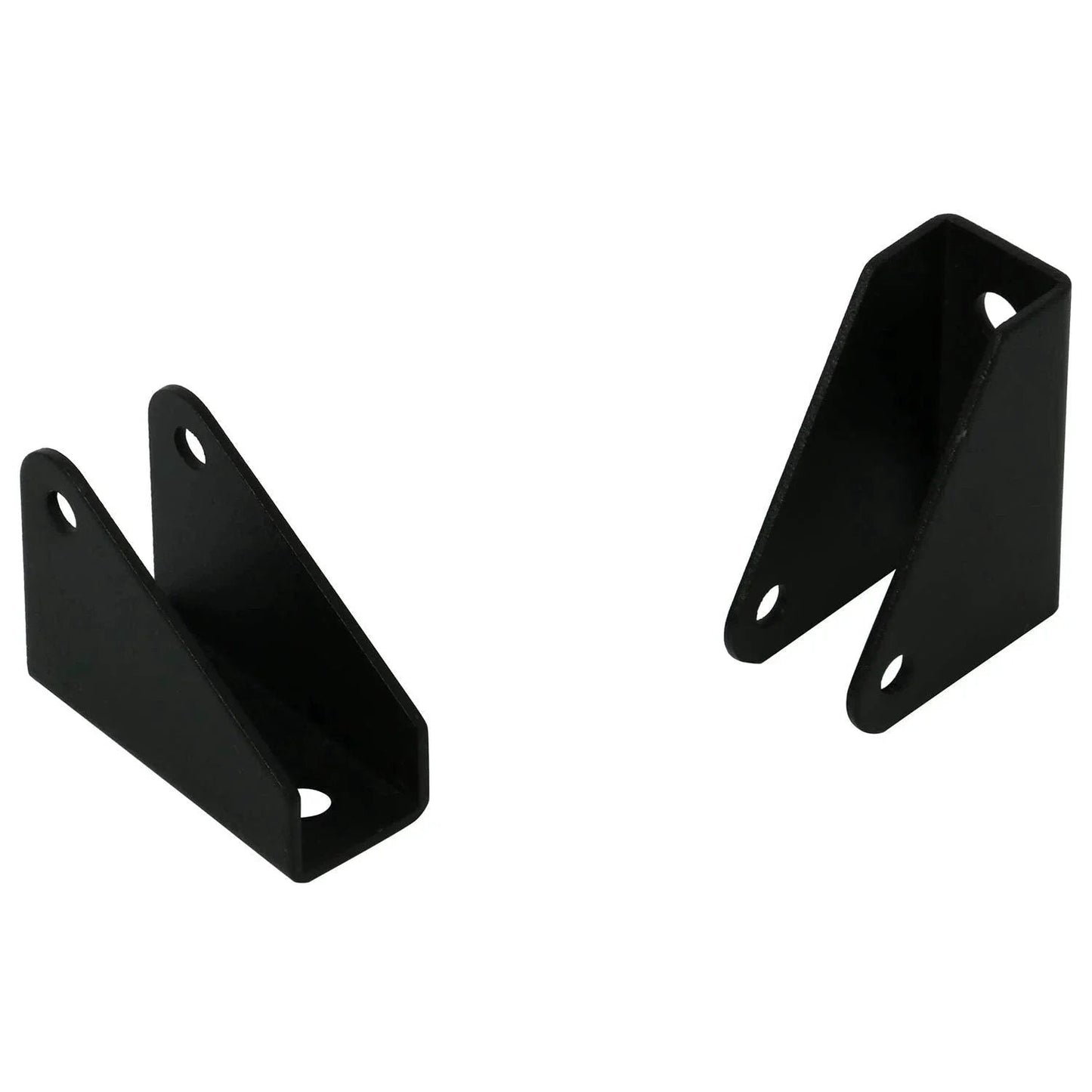 Two Pack Black Heavy Duty Steel Mounting Brackets For Linear Actuators With 6mm Holes And About 20mm Spacing Iron Steel Rust Resistant 350 Lb Load Capacity Fits Most Actuators
