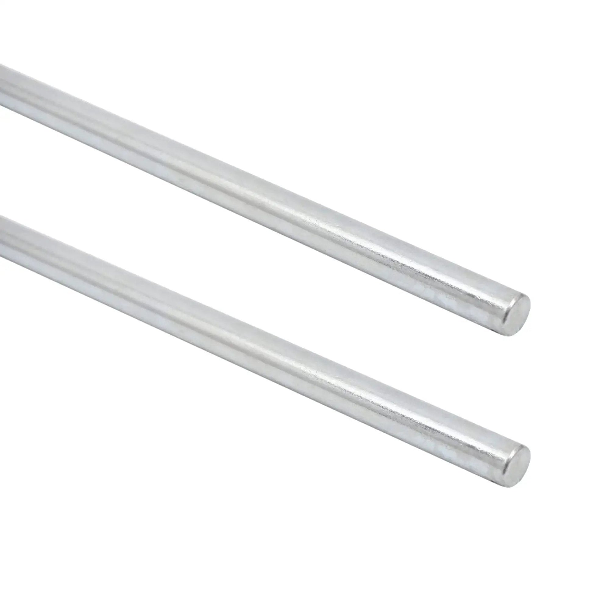 Two Pack 5/8 Inch By 36 Inch Zinc Plated Steel Rods For Axle Shafts On Hand Trucks Dollies Wagons And Wheelbarrows, cold rolled
