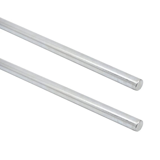 Two Pack 5/8 Inch By 36 Inch Zinc Plated Steel Rods For Axle Shafts On Hand Trucks Dollies Wagons And Wheelbarrows, cold rolled