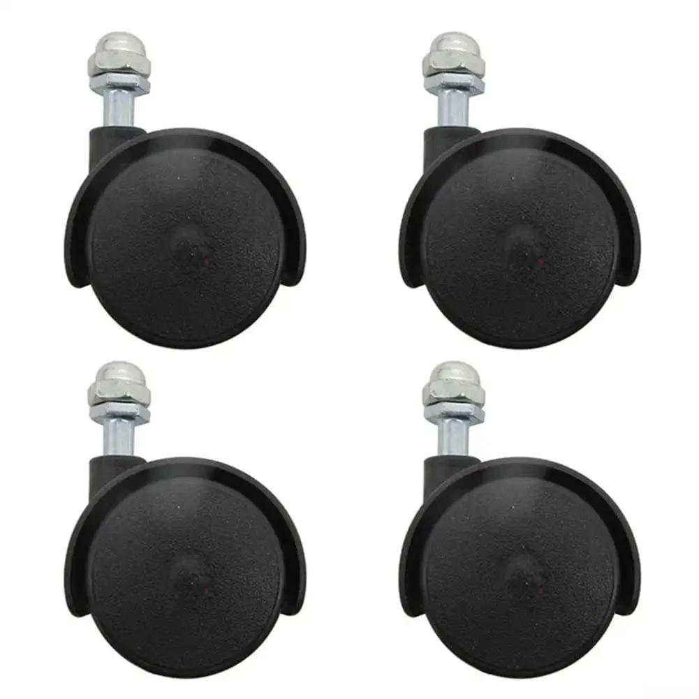 4 Pcs Wheel Pulley Caster Wheels For Electric Heaters Omni Directional Swivel Casters Replacement Durable Plastic Wheel Set