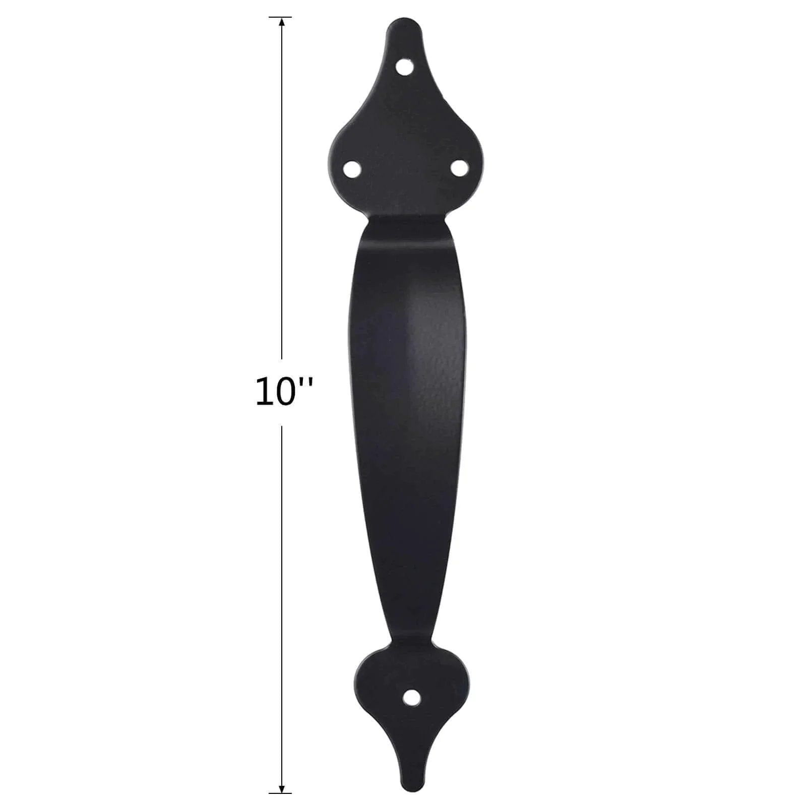 10 inch gate door handle pull, part of Heavy Duty Gate Hardware Kit With Self Locking Gate Latch 6 Inch T Strap Hinges And 10 Inch Gate Door Handle Pull Shed Door Hardware Set For Wooden Vinyl Fence Gate Farm Or Garden Black Finish Weather Resistant And Rust Proof