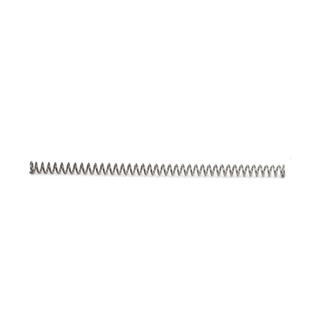 Compression Spring 304 Stainless Steel, Great For Electronics And Mechanical, 2mm OD, 0.3mm Wire Diameter, 40mm Free Length, Silver Tone