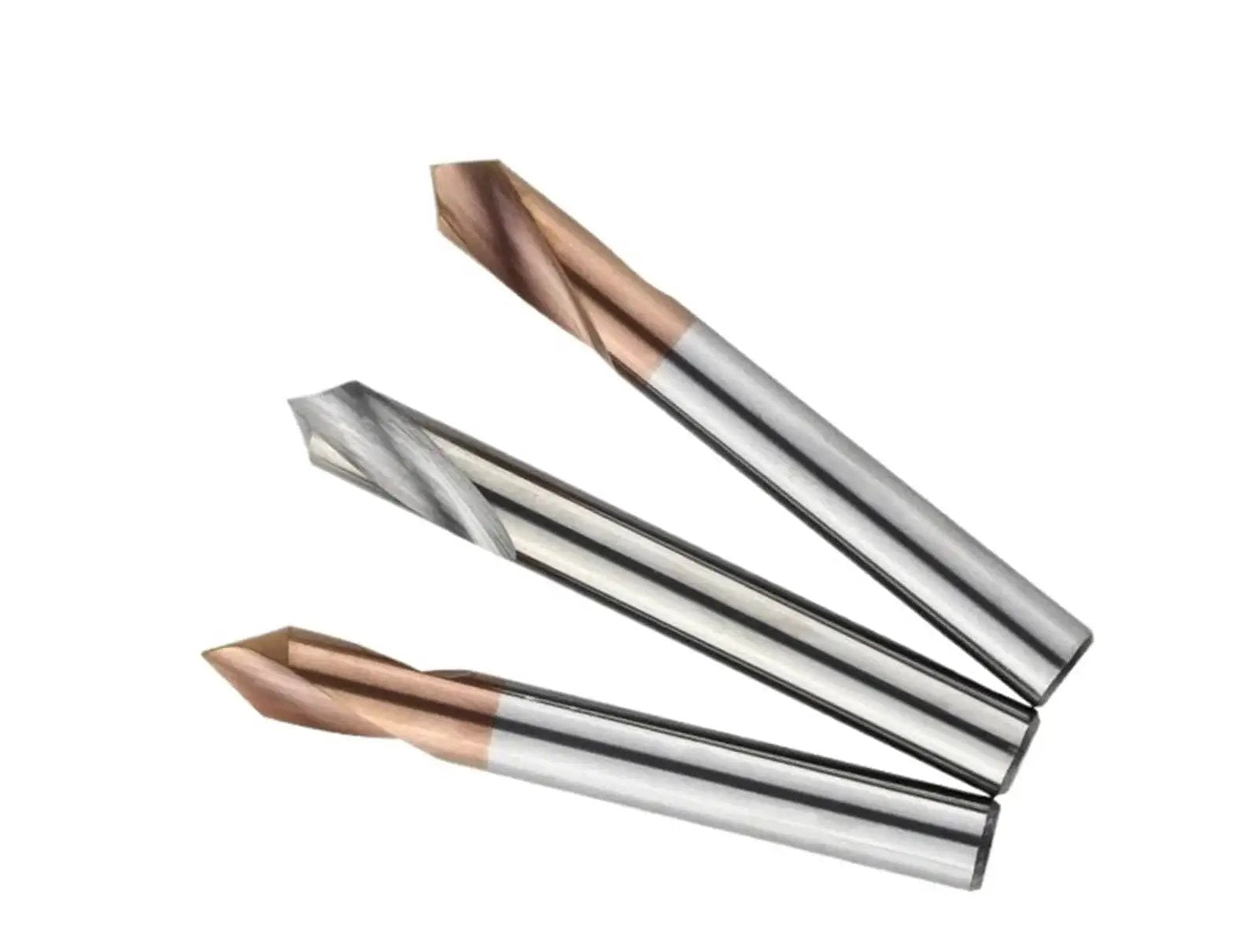 Carbide Drill Bit With Chamfering Guide Pro Grade, 60 90 120 Degree Angles, Tungsten Steel Centering Locator For Precise Metal Drilling, D6 x 50L