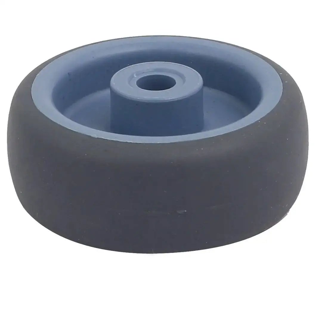 2 Inch Diameter TPR Wheel for Carts and Trolleys with 8.5mm Bore 49 by 22mm Size Quiet Roll Caster Wheel Pulley Roller Gray and Blue