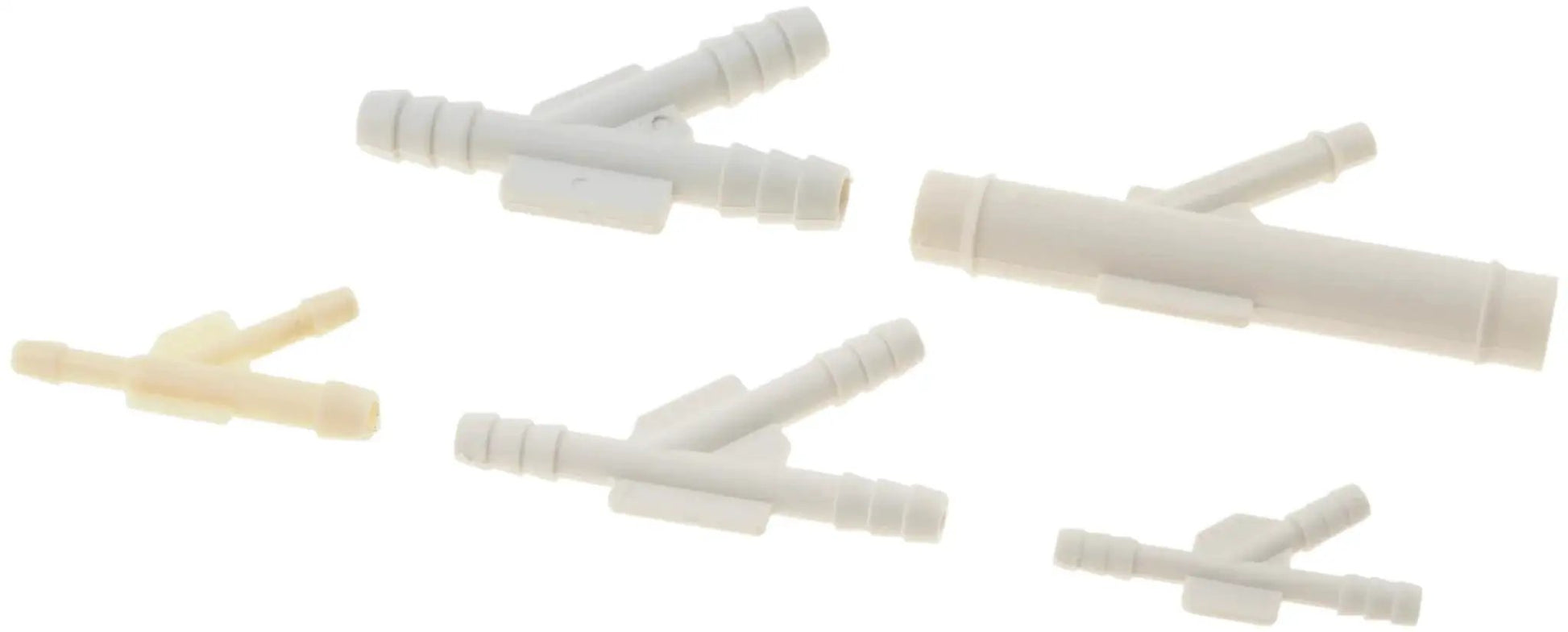 Vacuum Tubing Connector Set From Dorman, Pro Grade 5 Pack Universal Fit, including five different shaped PVC connectors.