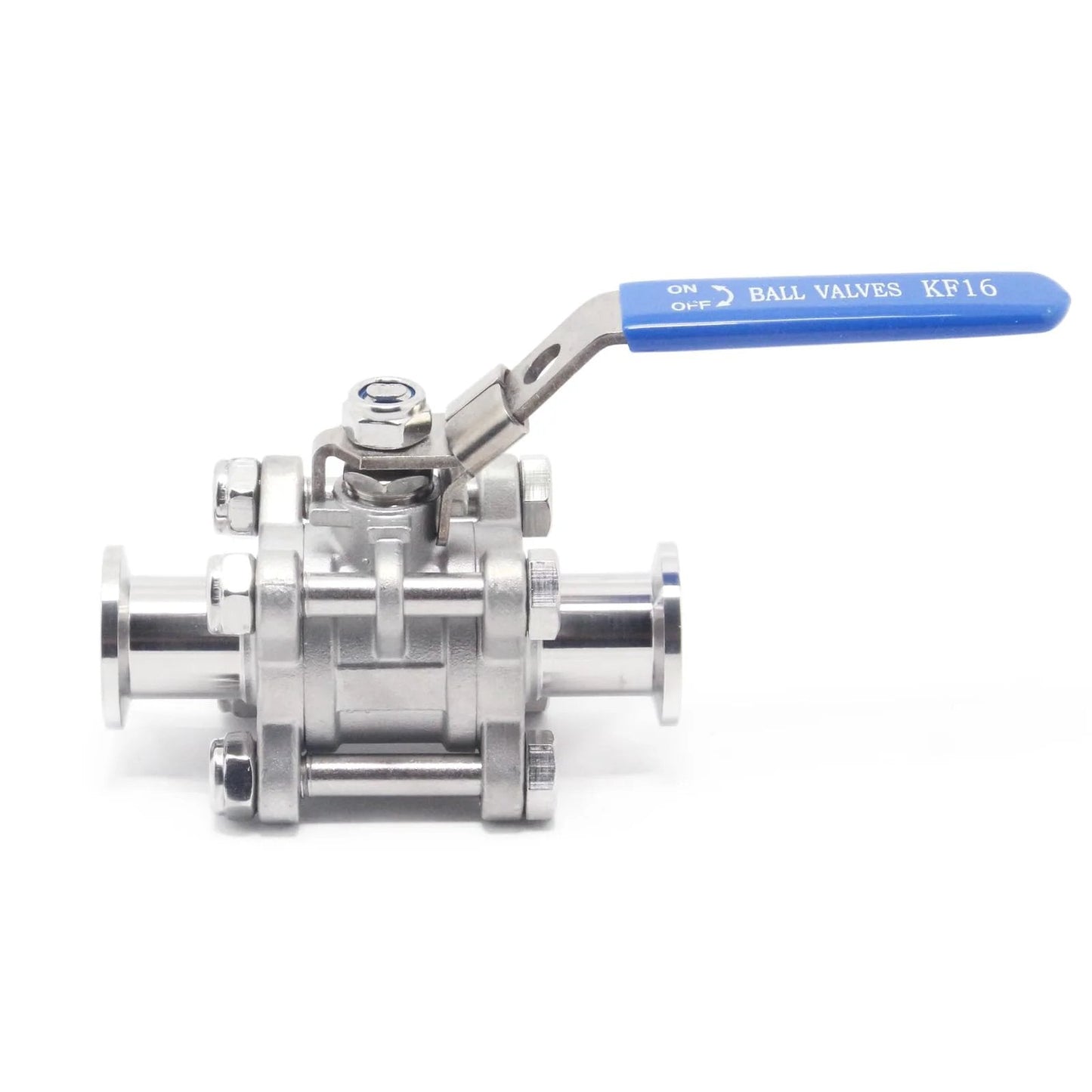 KF-16 Vacuum Ball Valve Clamp Valve In Stainless Steel 304 With Locking Device For Tri Clamp Systems From QiiMii serviceable
