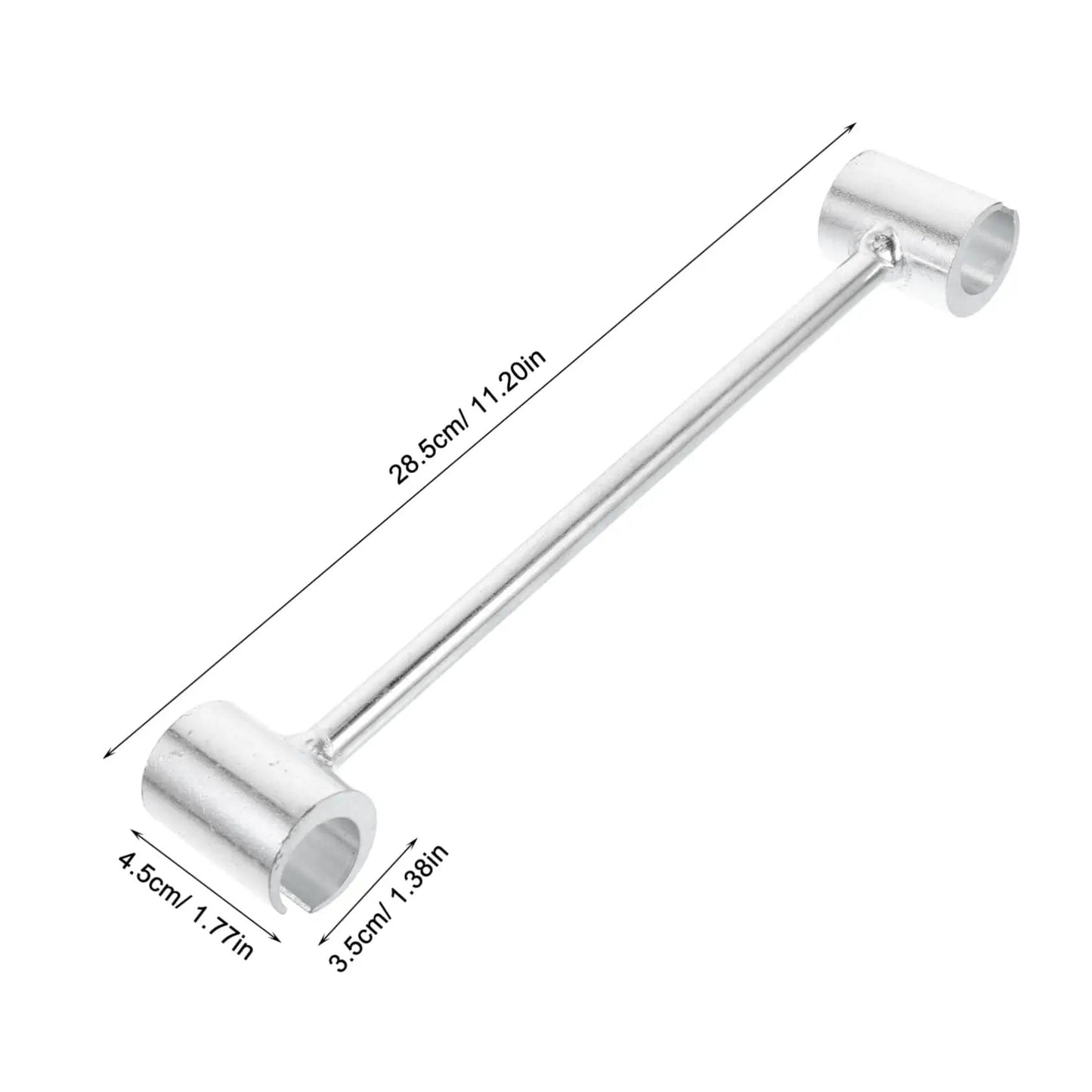Door Hinge Gap Adjuster Kit for Precise Alignment and Easy Repair Universal Hinge Fix Tool Set with Heavy Duty Wrench shown.
