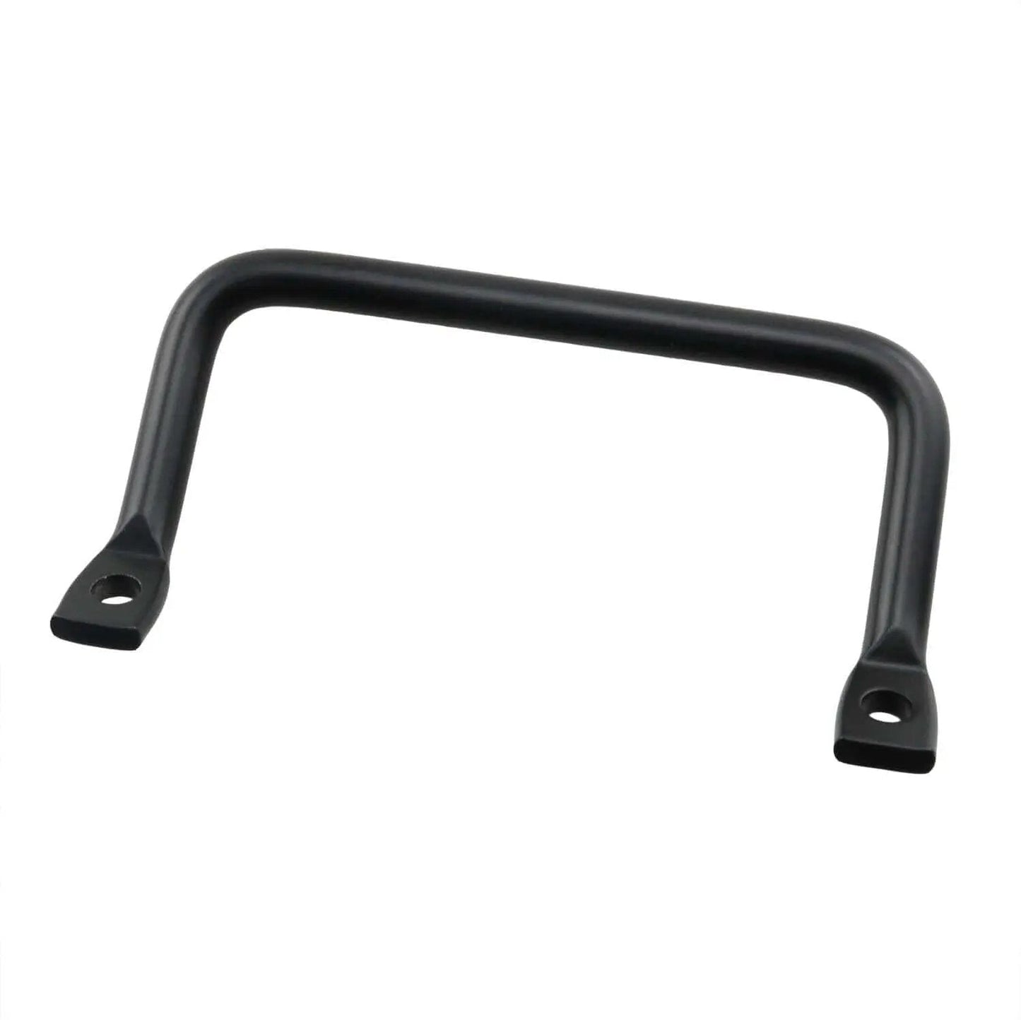 Industrial Round Bar Carry Handle Set, 2 Pieces, 100mm, Carbon Steel With Black Coating, Flat Head Tilt Puller, Heavy Duty Equipment Handle