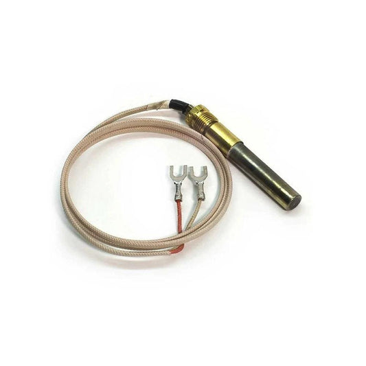 24 Inch Millivolt Replacement Thermopile For Gas Fireplace Water Heater And Gas Fryer Cluster Thermocouple 750Mv Rating