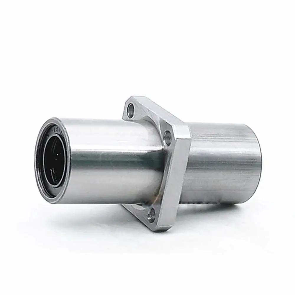 Long Type Rubber Sealed Linear Motion Ball Bearing With Middle Square Flange For 10mm Shaft CNC Machines And 3D Printers