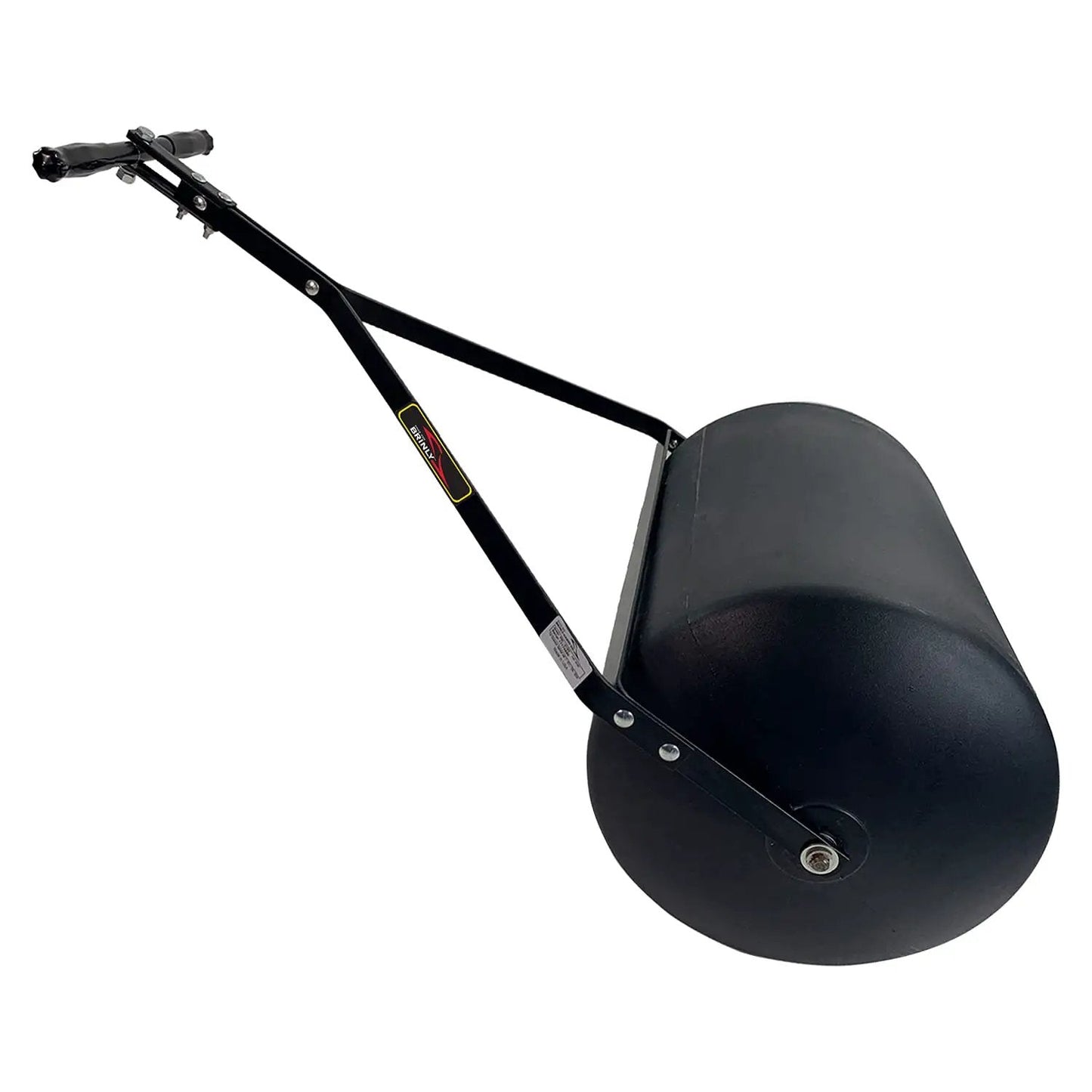 Powerful 270 Lb Poly Lawn Roller For Push Or Tow With Easy Turn Tethered Plug And Quick Filling Drum 18 By 24 Inches Brinly PRC-241BH-A