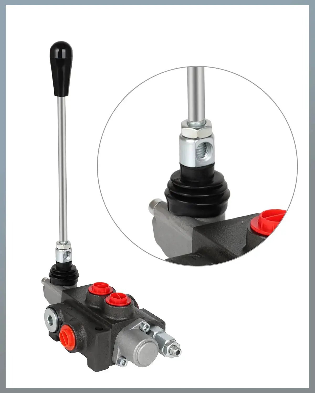 One Spool Hydraulic Pro Grade Flow Control Valve With 11 GPM At 3600 PSI G Ports Adjustable Relief Lever Handle for tractors