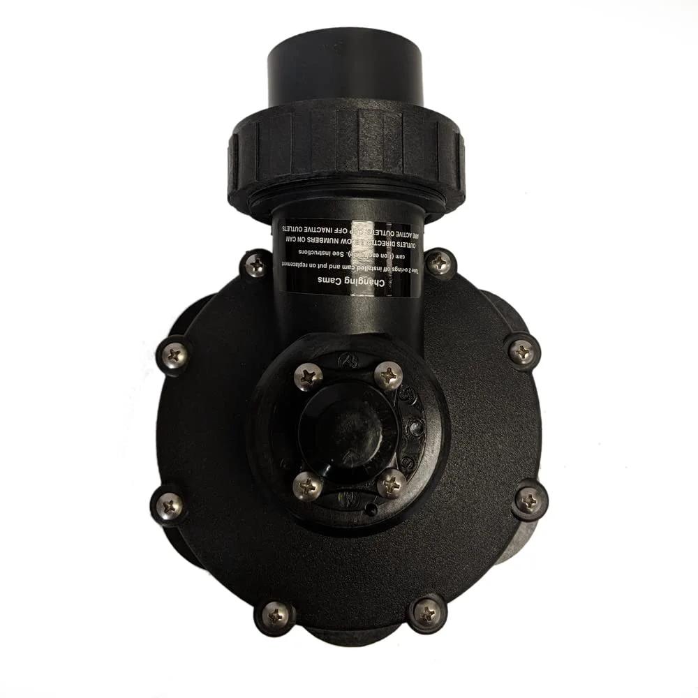 One And A Half Inch 6 Outlet Standard Hydro Indexing Valve For Irrigation Systems With 5 And 6 Zone Cams FIMCO Ideal For Lawn And Landscape Irrigation Heavy Duty Build Easy Install Works With Most Controllers