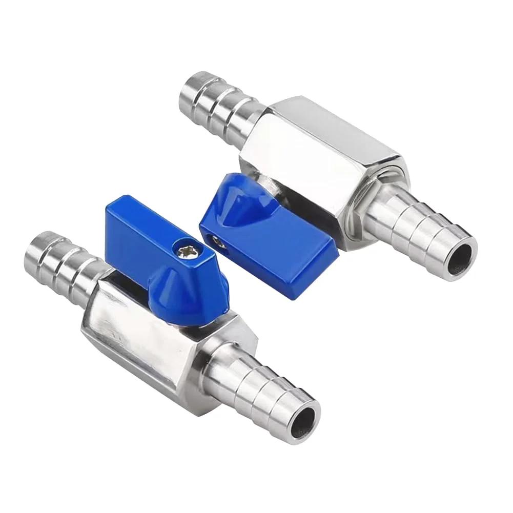 Heavy Duty Stainless Steel Shut Off Valve Three Eighths Inch Hose Barb Ball Valve For Water Fuel Air Applications Tough As Nails Industrial Grade High Temperature Resistant Anti Freeze Pack Of 2 BesNPT