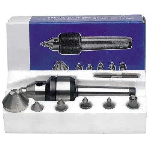 2MT Medium Duty Live Center Set For Lathe Turning with multiple tips in packaging showing high precision bearing supported centers