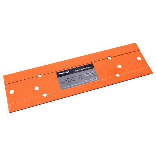 Sheet Metal Bender Hand Seamer For HVAC Ductwork Roofing And Metal Panels Ideal For Pros And DIYers in high visibility orange