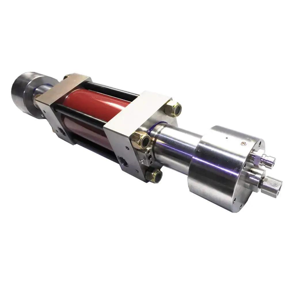 Red Stainless Steel Modern Waterjet Intensifier Pump 380Mpa High Pressure 60k Beefy Output Complete Intensifier Assemblies 0105583