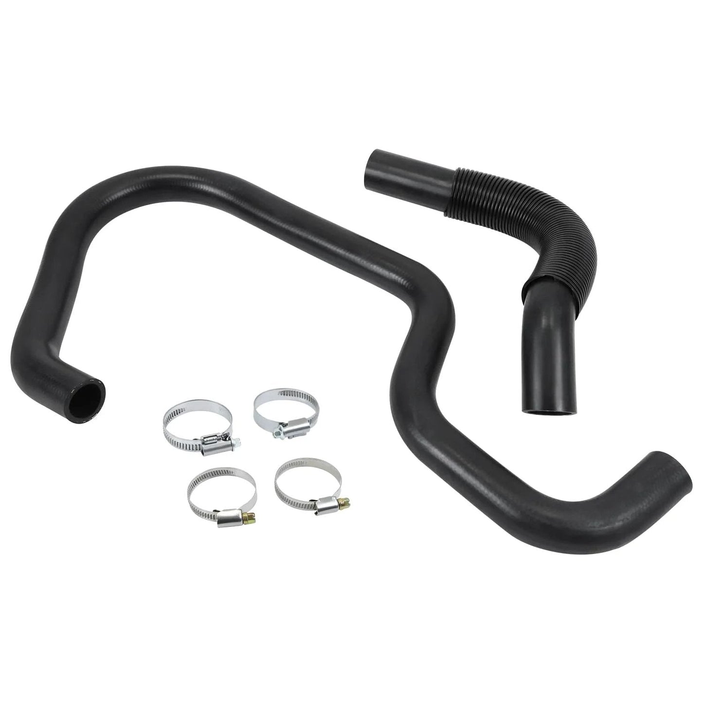 Engine Upper And Lower Radiator Coolant Hose Kit By Cool Star For Cadillac Escalade GMC Yukon Chevy Silverado Suburban 2007 To 2014 Replaces 22827731 22827735 Direct Fit Replacement For Durable Performance, with four metal hose clamps