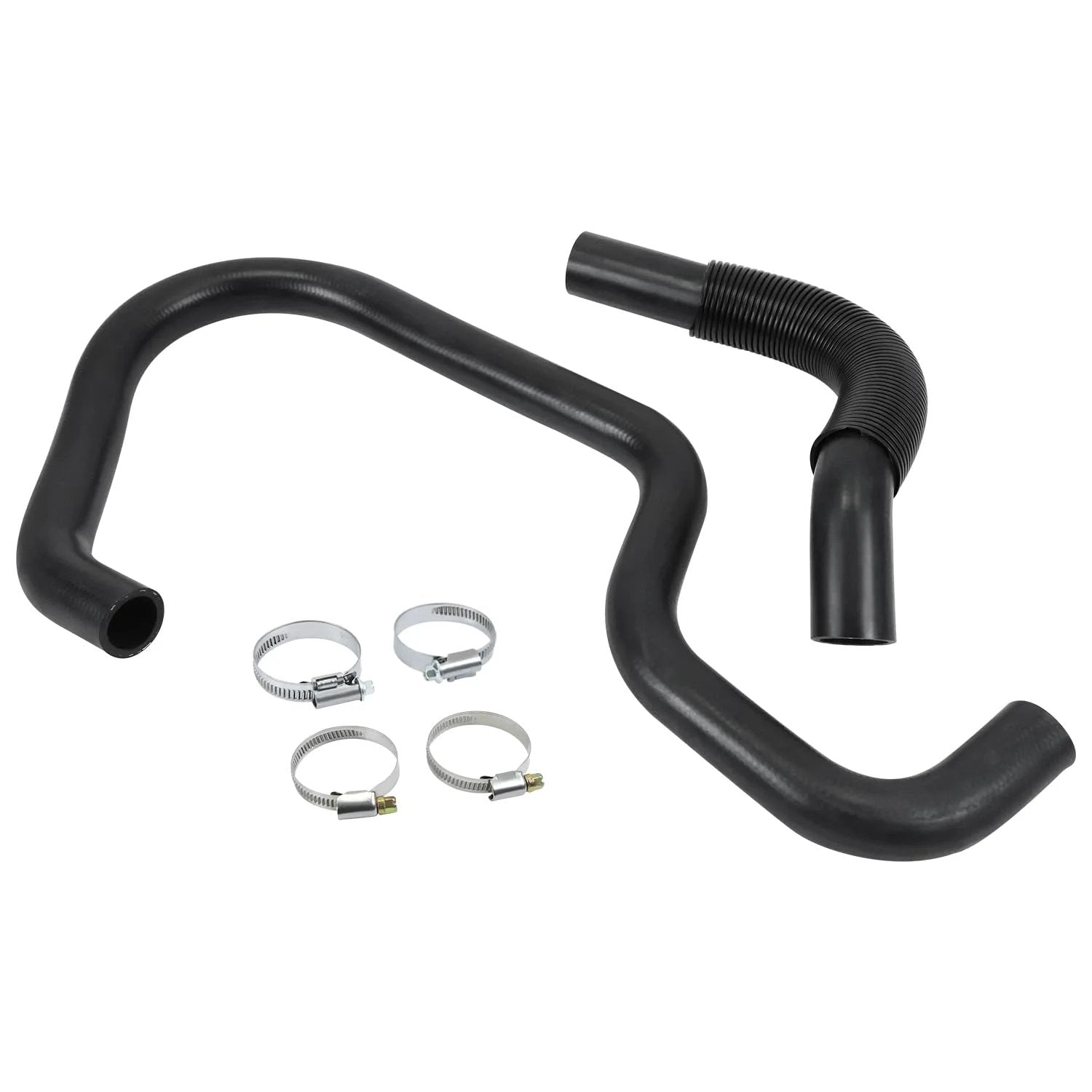 Engine Upper And Lower Radiator Coolant Hose Kit By Cool Star For Cadillac Escalade GMC Yukon Chevy Silverado Suburban 2007 To 2014 Replaces 22827731 22827735 Direct Fit Replacement For Durable Performance, with four metal hose clamps