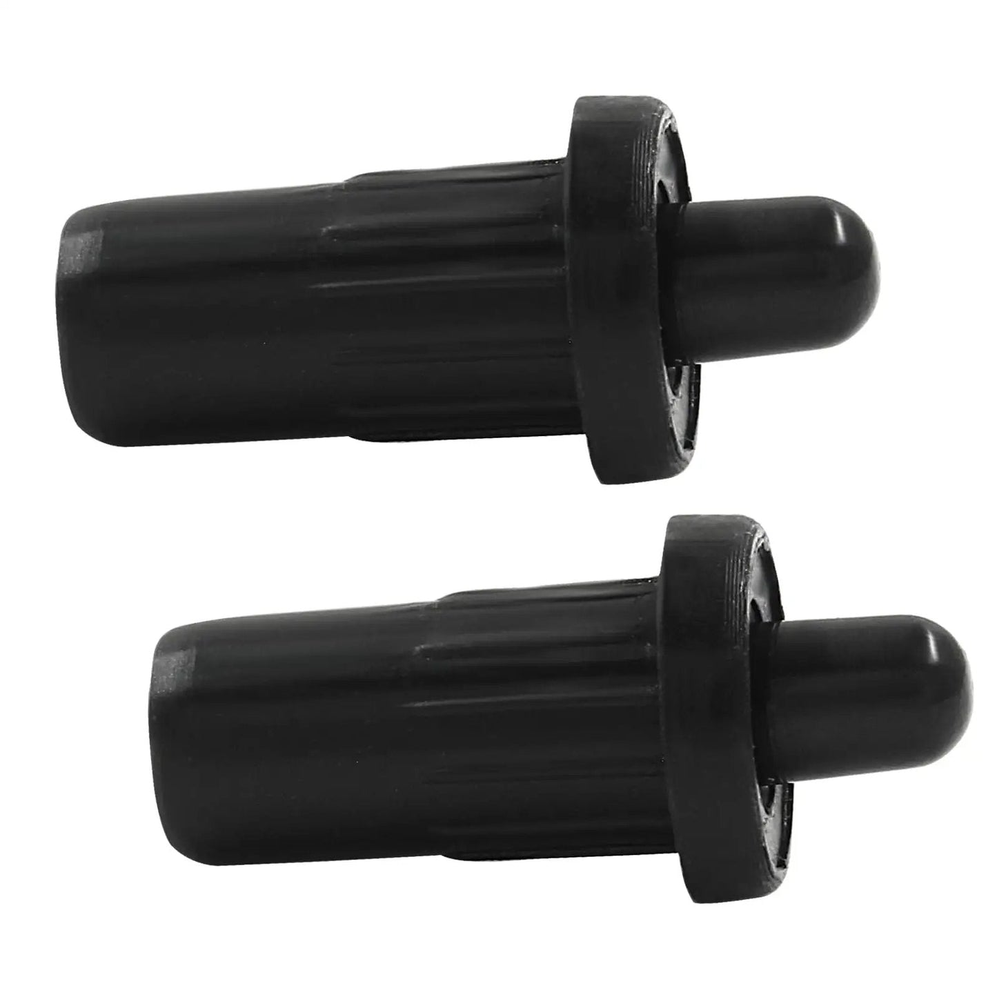 Close-up of 20 Pcs Cabinet Door Dampers Pin Plunger Replacement Kit For Window Shutters Black Easy Install Buffer Pins