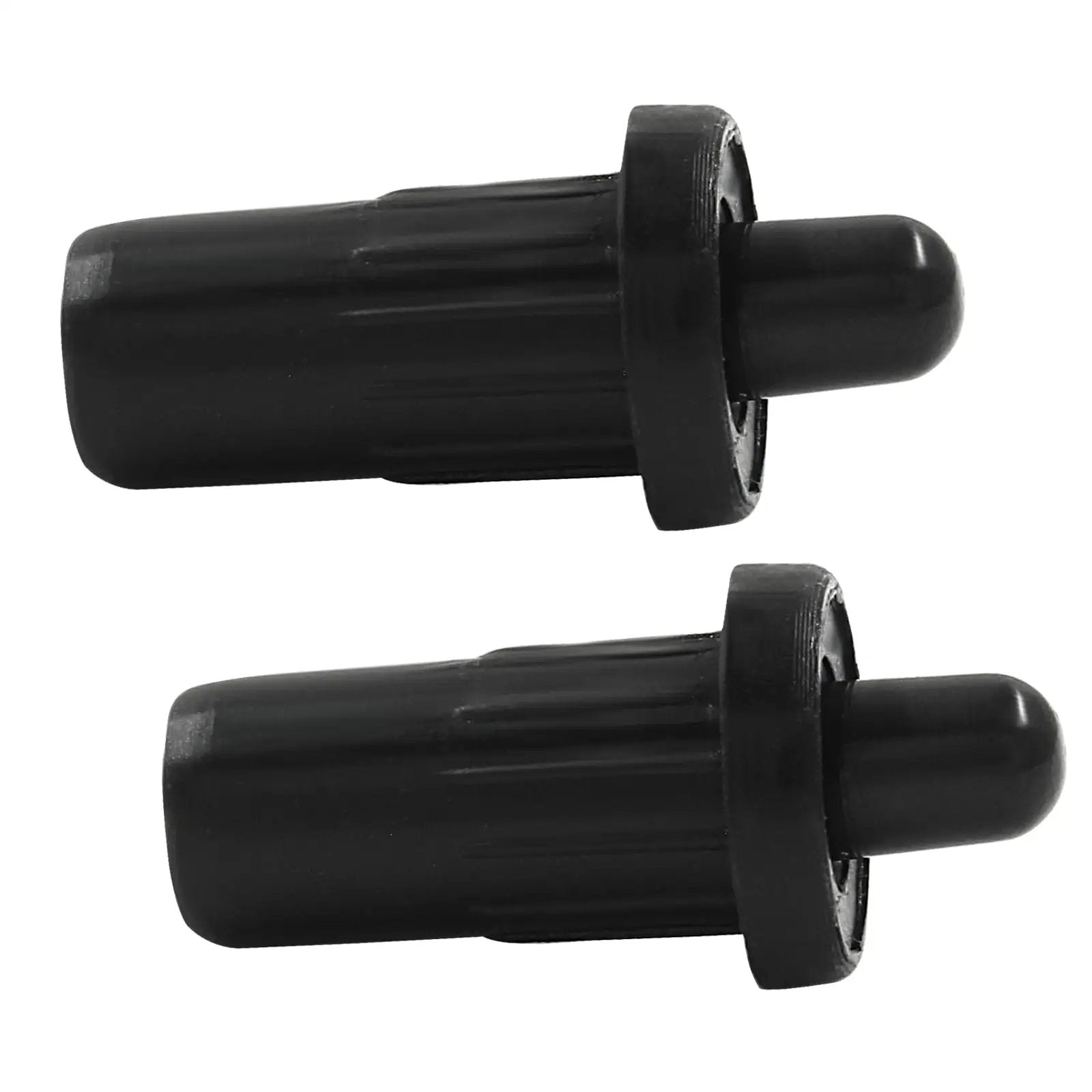 Close-up of 20 Pcs Cabinet Door Dampers Pin Plunger Replacement Kit For Window Shutters Black Easy Install Buffer Pins