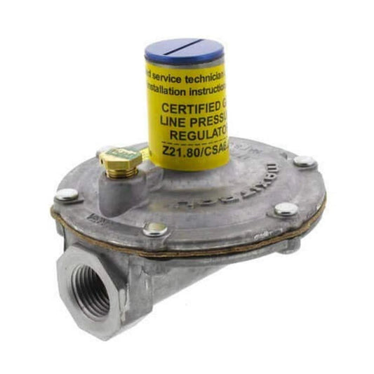 2 PSI Gas Line Regulator For Natural Gas And Propane Systems, 10 PSI Inlet, Horizontal Upright Mount, Aluminum Construction, Made In USA, 12 X 12 X 6 Inches, By Maxitrol