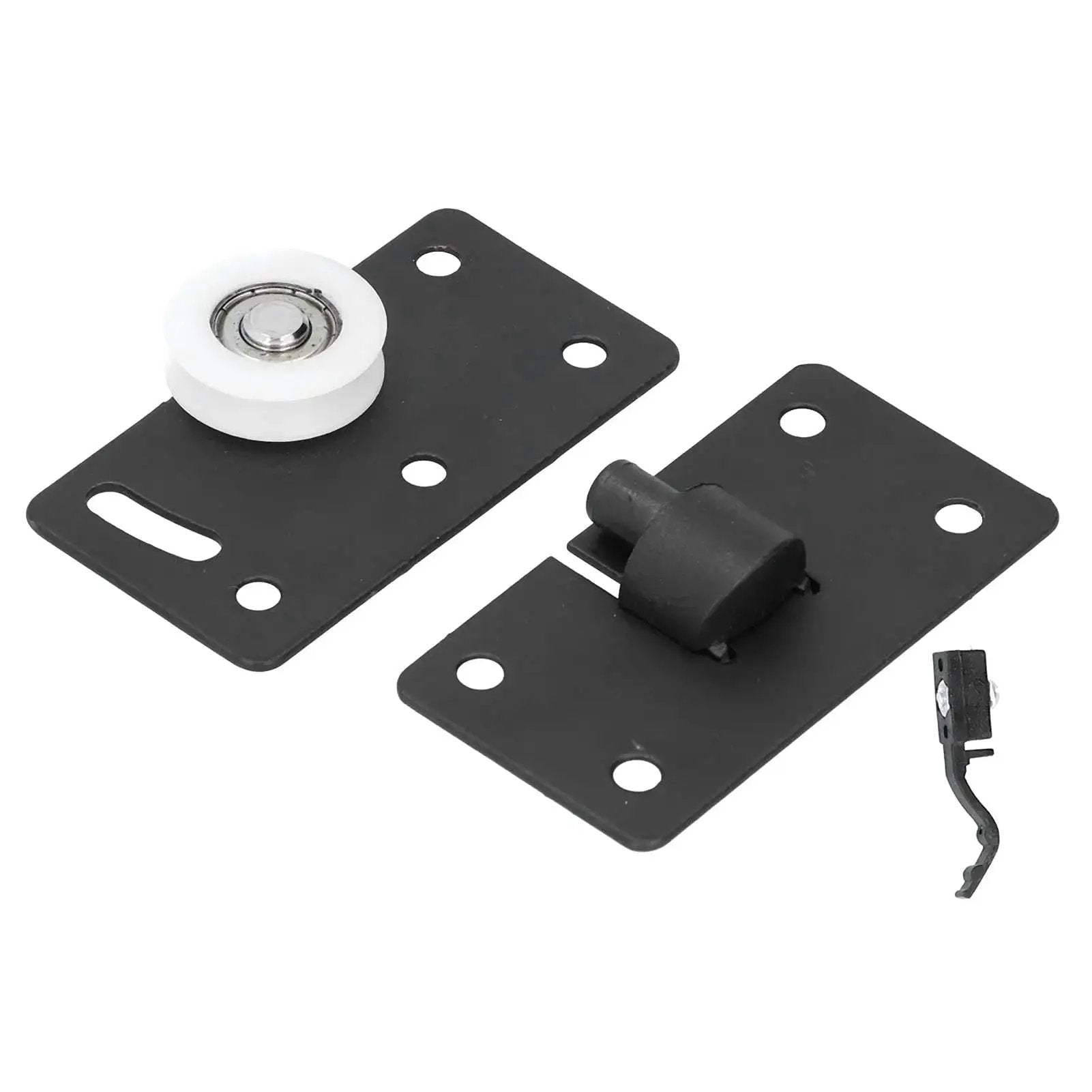 Sliding Door Wheel With Gasket For Wardrobe Cabinet Closet Furniture Grooved Track Wheel Concave Wheel Sliding Pulley Durable CRS Material