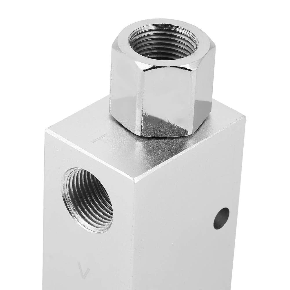 CV25HS Vacuum Generator Ejector For Pneumatic Systems With 1.5 Millimeter Nozzle And Rp One Quarter Inch Thread Diameter Aluminum Alloy